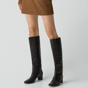 Theory Tall Boot in Smooth 100% Lamb Leather